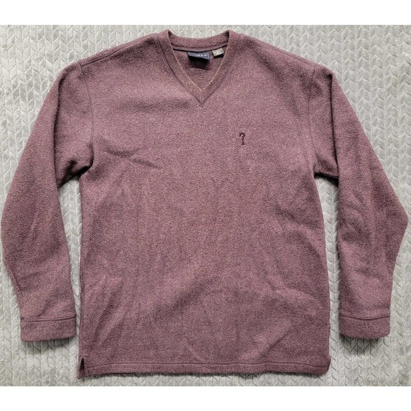 Guess USA Question Mark Logo Crewneck Sweatshirt‎ Purple Men’s Size XL - Picture 1 of 9